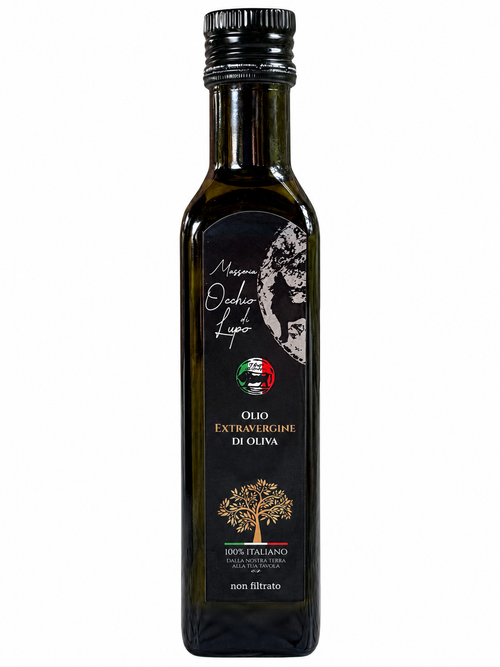 Olio extravergine Di oliva EVO - OCCHIO DI LUPO 100% ITALIANO 250 ml box da 6 bottiglie