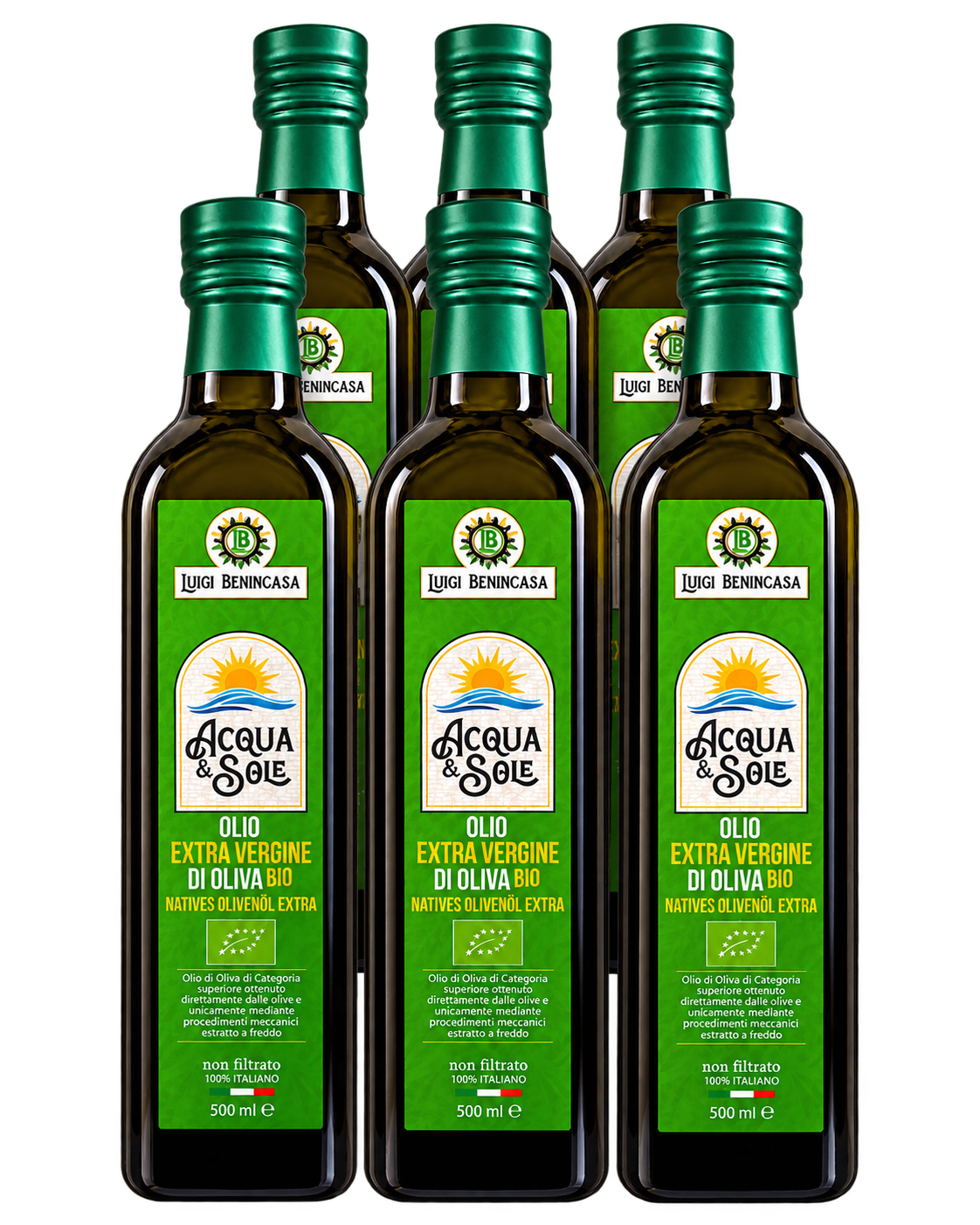 Olio extravergine Di oliva EVO Acqua & Sole BIO