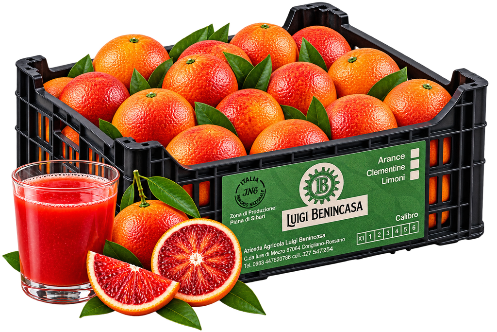 Arance TAROCCO DA SPREMUTA Acqua & Sole Lavorazione Artigianale Calibro Mix 2,80 al kg