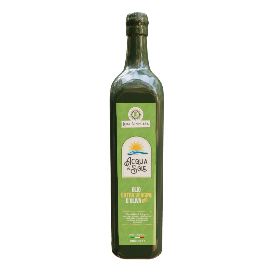 Nuovo Olio Extravergine D'Oliva EVO BIO - Acqua e Sole 100% Italiano 1L