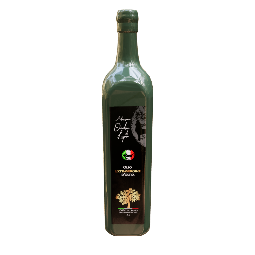 Olio Extravergine D'Oliva EVO - Occhio di lupo 100% Italiano 1L