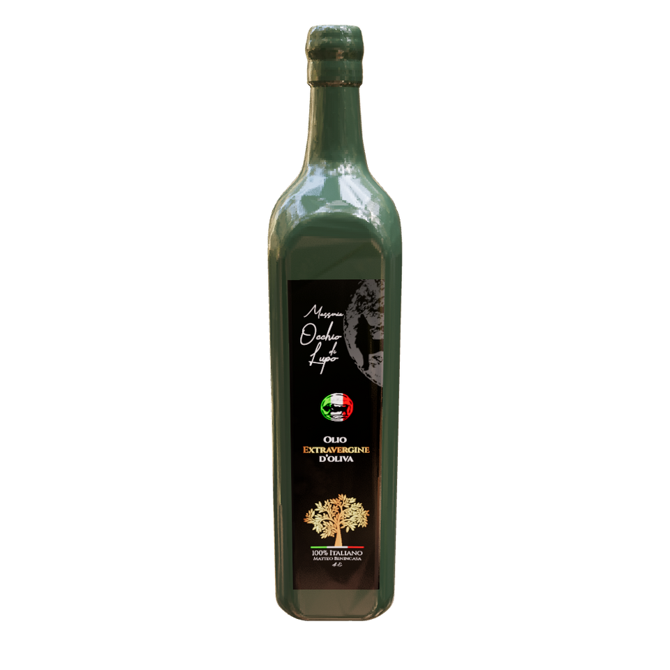 Olio Extravergine D'Oliva EVO - Occhio di lupo 100% Italiano 1L