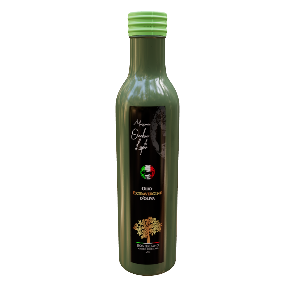 Olio Extravergine D'Oliva EVO - Occhio di lupo 100% Italiano 1L
