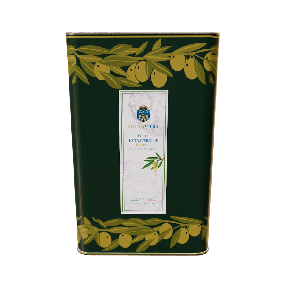 Olio Extravergine D'Oliva EVO - Milio Petra 100% Italiano 5L
